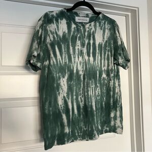 Seek Discomfort Teal Tie Dye Short Sleeve Unisex Size  XS 2026-1e20